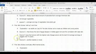 How to do a Topic Outline for an Explanatory Synthesis Essay [upl. by Hecht765]