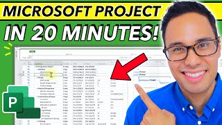 Master Microsoft Project in 20 MINUTES FREE COURSE [upl. by Ibur250]