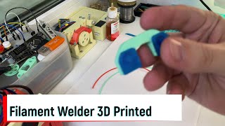 Filament Welder  3D Printed How to connect two threads of 175 mm filament [upl. by Tenaj]