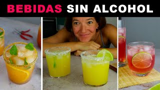 Bebidas refrescantes SIN ALCOHOL Mocktails [upl. by Marmion]