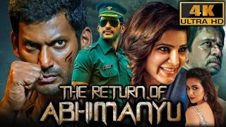 The Return of Abhimanyu Irumbu Thirai 2024  Full Hindi Dubbed Movie  Vishal Samantha Probhu [upl. by Lotte]