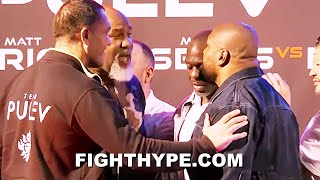 SHANNON BRIGGS amp RAMPAGE JACKSON GO AT IT SEPARATED AFTER HEATED WORDS DURING BOXING VS MMA DEBATE [upl. by Marybeth]