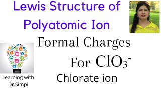 Lewis dot structure of chlorate ion  How to Draw the Lewis Structure for ClO3 Chlorate Ion [upl. by Aynnat]