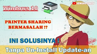 Cara Mengatasi Eror Printer sharing dari Windows 10 ke Win7Tanpa Uninstall Security Update Patch [upl. by Zahc945]