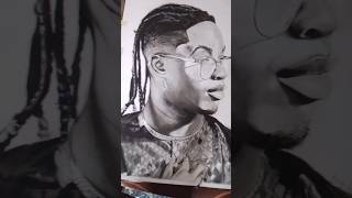 How I drew Thoneey tiktok celebrity in 1min🔥 art charcoaldrawing dailysketch quickdrawing [upl. by Barbey]