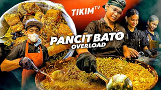 VIRAL na PANCIT BATO OVERLOAD  Blockbuster sa Pila  Chicharon Bulaklak Lechon kawali  TIKIM TV [upl. by Ainitsirk227]