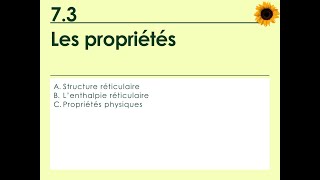 73 Les propriétés des composés ioniques [upl. by Prior]