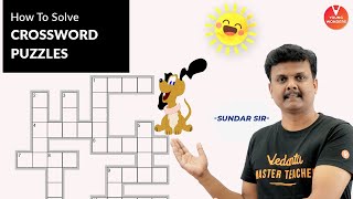 Crossword 🧩 Puzzles🧩  How To Solve Crossword Puzzles ❓  Vedantu Class 6  8  Young Wonders [upl. by Amalee]