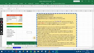 Excelde Başabaş Noktası AnaliziBreakEven Point [upl. by Tichon]