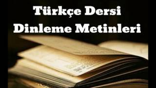 Eskici Dinleme Metni [upl. by Enelloc]