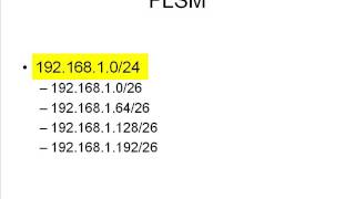 11 VLSM FLSM [upl. by Selma]