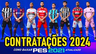 PES 2021 Download PC  Atualização 2024  GAVI PATCH 110 [upl. by Papagena]