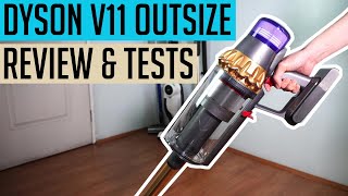 Dyson V11 Outsize Review and Test Results Great Option for Carpet [upl. by Ueihttam]