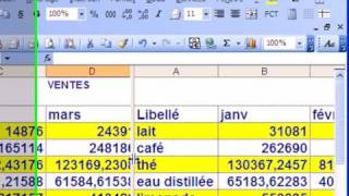 en un seul clic fractionner une feuille excel [upl. by Lach816]