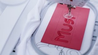 BERNINA Embroidery Software 8 Puffy Lettering [upl. by Dewayne]