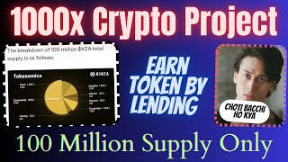 100X Crypto Coin  Confirmed Crypto Airdrop By Binance Lab  Kinza Finance Airdrop  crypto airdrop [upl. by Aciretehs]