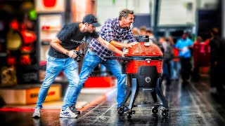 We TRIED TO STEAL the first KAMADO JOE PELLET SMOKER [upl. by Herb]