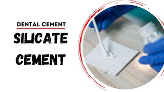 Silicate Cement  Dental Cements [upl. by Nnaylime]