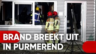 27112023 Purmerend  grote brand [upl. by Nylac]