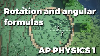 Rotation and Angular Formulas  AP Physics 1 [upl. by O'Meara]