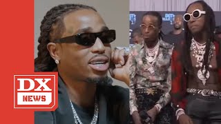 Quavo FINALLY Explains Why Takeoff Was Left Off Bad amp Boujee [upl. by Aiveneg]