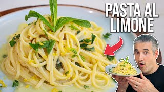 How to Make PASTA al LIMONE Like an Italian Lemon Pasta Recipe [upl. by Nanah569]