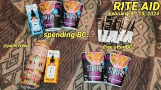 Rite Aid Couponing Haul 1  February 4  10 2024  patel7ravi7 [upl. by Box]