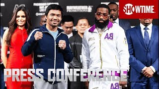 Pacquiao vs Broner Fight Week Press Conference  SHOWTIME PPV [upl. by Nance]