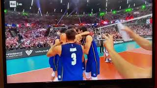 Mondiale volley maschile 11092022 Italia Polonia [upl. by Dahlstrom]