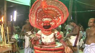 Kudiveeran Theyyam at Sree Kappankkal Tharavadu Temple [upl. by Dale]