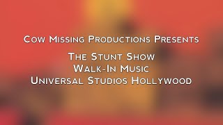 The Stunt Show Walk In Music Score Soundtrack Universal Studios Hollywood [upl. by Swec]