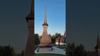 Spanta Peri Monastery Wood tower that carries weight of centuries in Maramures Romania travel [upl. by Halihs]