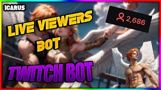 TWITCH LIVE VIEW BOT  1500 VIEWERS  2024 FREE TRIAL [upl. by Trembly]