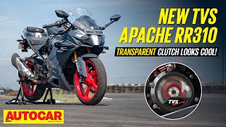 2024 TVS Apache RR310  Price power features  Walkaround  Autocar India [upl. by Linneman]