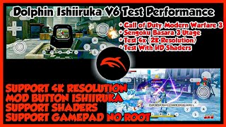 Dolphin Ishiiruka v6 Android Latest Version  Performance Test on 4x 2K Resolution [upl. by Carboni]