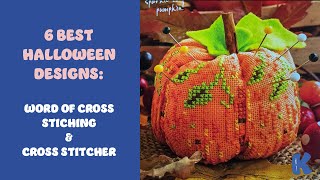 6 Great Halloween Project from Cross Stitch Magazines [upl. by Nyladnohr]