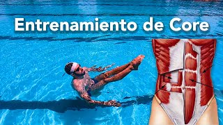 Entrenamiento de abdomen en el agua [upl. by Ennayhc]