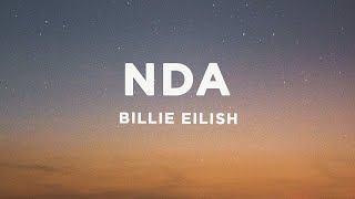 Billie Eilish  NDA Lyrics [upl. by Filemon831]