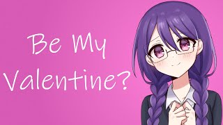 Your Shy Crush Wants To Be Your Valentine ASMR Roleplay F4A [upl. by Kusin197]