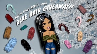 RARE HAIR GIVEAWAY closed  MARINA PLAYS MSP [upl. by Luella]