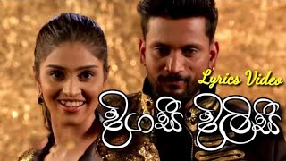 Digasi Dilisi දිගැසී දිලිසී Lyrics Video  Wasanthe new song lyrics  Falan Andrea  Aale Ona [upl. by Narrad]