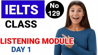 IELTS Listening Module Day 1 VIDEO129 Barrons Listening test 1 with answers [upl. by Woodson]