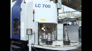 Liebherr  Gear Hobbing Machine LC 700 with ring storage [upl. by Plotkin]