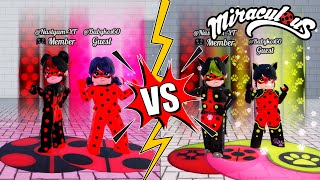 REVERSO VS ORIGINAL TRANSFORMAÇOES Comparação NO NEW MJ  MIRACULOUS ROBLOX [upl. by Erina]