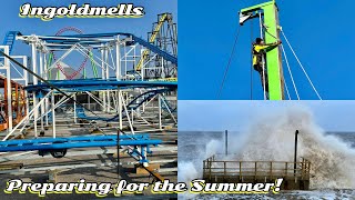 Ingoldmells Preparing For The Summer  New Rides New Shops Refurbishments amp More  March 2024 [upl. by Eelana202]