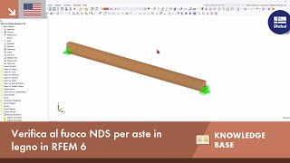 EN KB 001918  Verifica al fuoco NDS per aste in legno in RFEM 6 [upl. by Eidnahs]