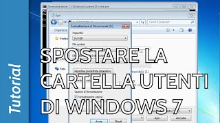 WINDOWS 7 Spostare la cartella Utenti su unaltra partizione durante linstallazione [upl. by Emiline]