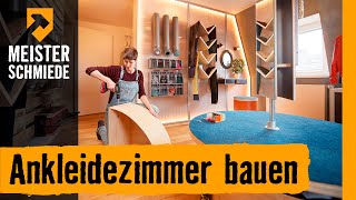 Ankleidezimmer bauen  HORNBACH Meisterschmiede [upl. by Auoh]