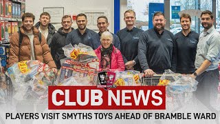 ❤️ Players visit Smyths Toys ahead of Bramble Ward visit  Exeter City Football Club [upl. by Anen]