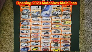 Opening 2023 Matchbox Mainlines [upl. by Rikki341]